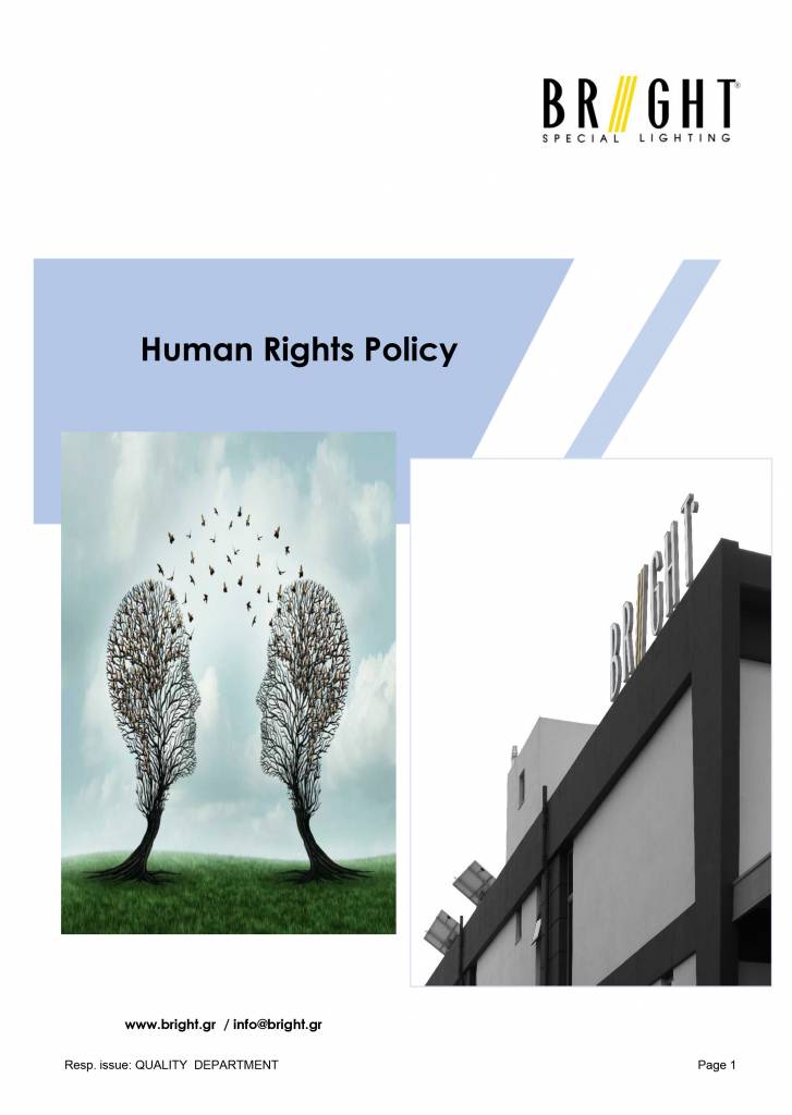 HUMAN RIGHTS POLICY
